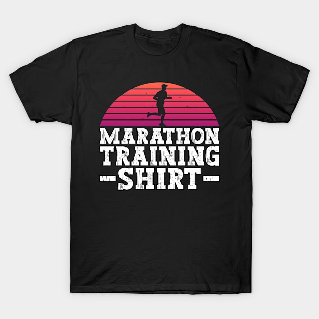 Marathon Runner Marathoner Athlete Training T-Shirt by Anassein.os